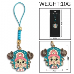 One Piece Anime peripheral colorful drip oil alloy machine rope pendant price for 5 pcs