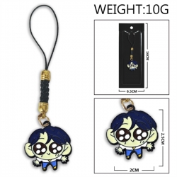 K-Pop:Demon Hunters Anime peripheral colorful drip oil alloy machine rope pendant price for 5 pcs