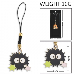 TOTORO Anime peripheral colorful drip oil alloy machine rope pendant price for 5 pcs