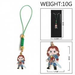 The Lord of the Rings Anime peripheral colorful drip oil alloy machine rope pendant price for 5 pcs