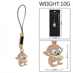 The Lord of the Rings Anime peripheral colorful drip oil alloy machine rope pendant price for 5 pcs