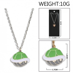 Super Mario Anime peripheral colorful drip oil alloy necklace price for 5 pcs