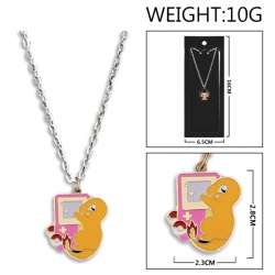 Pokemon Anime peripheral colorful drip oil alloy necklace price for 5 pcs