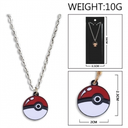 Pokemon Anime peripheral colorful drip oil alloy necklace price for 5 pcs