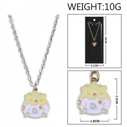 Pokemon Anime peripheral colorful drip oil alloy necklace price for 5 pcs