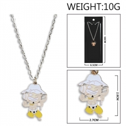 One Piece Anime peripheral colorful drip oil alloy necklace price for 5 pcs