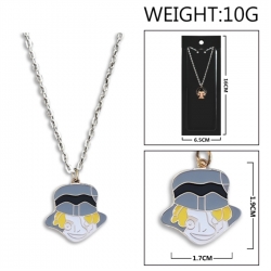 One Piece Anime peripheral colorful drip oil alloy necklace price for 5 pcs