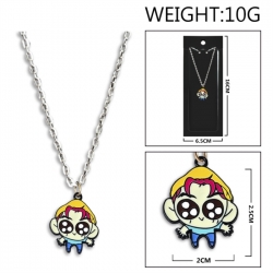 K-Pop:Demon Hunters Anime peripheral colorful drip oil alloy necklace price for 5 pcs