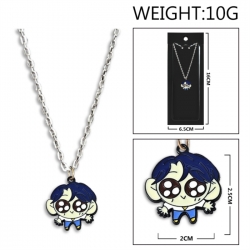 K-Pop:Demon Hunters Anime peripheral colorful drip oil alloy necklace price for 5 pcs