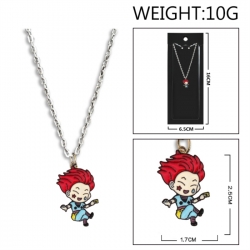 HunterXHunter Anime peripheral colorful drip oil alloy necklace price for 5 pcs
