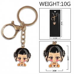 K-Pop:Demon Hunters Anime peripheral colorful drip oil alloy keychain pendant price for 5 pcs