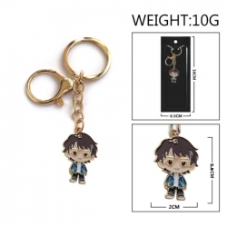 Stranger Things Anime peripheral colorful drip oil alloy keychain pendant price for 5 pcs