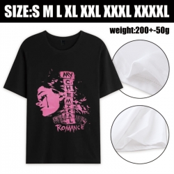 My chemical romance Anime printed pure cotton short sleeved T-shirt from S to 4XL
