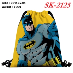 Marvel cartoon Waterproof Nylon Full Color Drawstring Pocket 39x32cm 