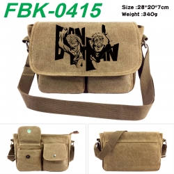 DANDADAN Anime peripheral canvas shoulder bag shoulder bag 28x20x7cm