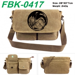 DANDADAN Anime peripheral canvas shoulder bag shoulder bag 28x20x7cm