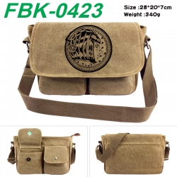 JoJos Bizarre Adventure  Anime peripheral canvas shoulder bag shoulder bag 28x20x7cm