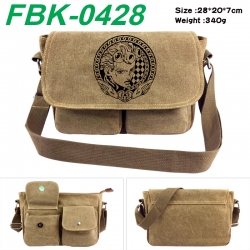 JoJos Bizarre Adventure  Anime peripheral canvas shoulder bag shoulder bag 28x20x7cm