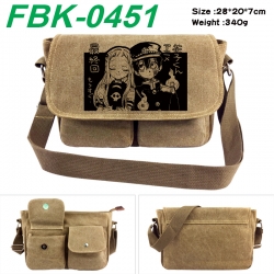 Toilet-bound Hanako-kun  Anime peripheral canvas shoulder bag shoulder bag 28x20x7cm