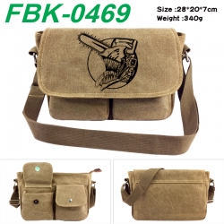 Chainsaw Man Anime peripheral canvas shoulder bag shoulder bag 28x20x7cm