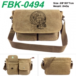 Fullmetal Alchemist Anime peripheral canvas shoulder bag shoulder bag 28x20x7cm