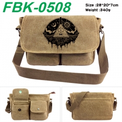 Gravity Falls Anime peripheral canvas shoulder bag shoulder bag 28x20x7cm