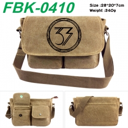 Clair Obscur: Expedition 33 Anime peripheral canvas shoulder bag shoulder bag 28x20x7cm