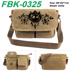 The Nightmare Before Christmas Anime peripheral canvas shoulder bag shoulder bag 28x20x7cm