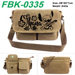 Lilo & Stitch Anime peripheral canvas shoulder bag shoulder bag 28x20x7cm
