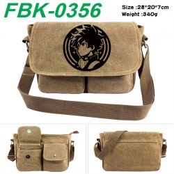 My Hero Academia Anime peripheral canvas shoulder bag shoulder bag 28x20x7cm
