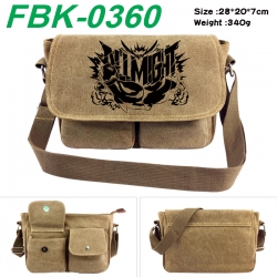 My Hero Academia Anime peripheral canvas shoulder bag shoulder bag 28x20x7cm
