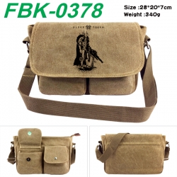 Sleep Token Anime peripheral canvas shoulder bag shoulder bag 28x20x7cm