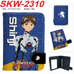 EVA  Anime vertical button folding wallet 12X9.5X2CM 60g