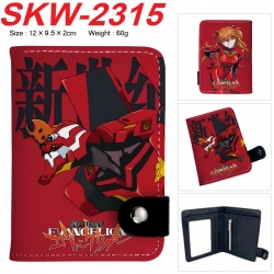 EVA  Anime vertical button folding wallet 12X9.5X2CM 60g