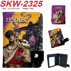 Hades Anime vertical button folding wallet 12X9.5X2CM 60g