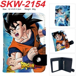 DRAGON BALL Anime vertical button folding wallet 12X9.5X2CM 60g