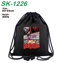 DANDADAN Anime Coloring Book Drawstring Backpack 40X34cm 200g