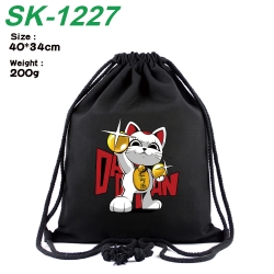 DANDADAN Anime Coloring Book Drawstring Backpack 40X34cm 200g