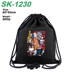 DANDADAN Anime Coloring Book Drawstring Backpack 40X34cm 200g