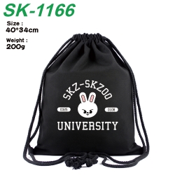 StrayKids Anime Coloring Book Drawstring Backpack 40X34cm 200g