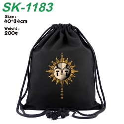 Clair Obscur: Expedition 33  Anime Coloring Book Drawstring Backpack 40X34cm 200g