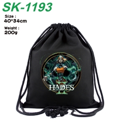 Hades Anime Coloring Book Drawstring Backpack 40X34cm 200g