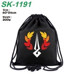 Hades Anime Coloring Book Drawstring Backpack 40X34cm 200g