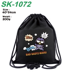 Sanrio Anime Coloring Book Drawstring Backpack 40X34cm 200g