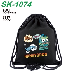 Sanrio Anime Coloring Book Drawstring Backpack 40X34cm 200g