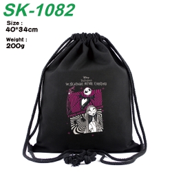 The Nightmare Before Christmas Anime Coloring Book Drawstring Backpack 40X34cm 200g