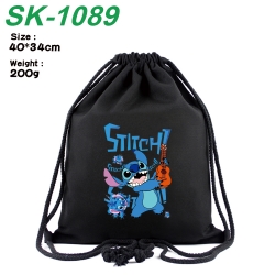 Lilo & Stitch Anime Coloring Book Drawstring Backpack 40X34cm 200g