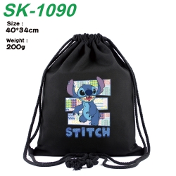 Lilo & Stitch Anime Coloring Book Drawstring Backpack 40X34cm 200g