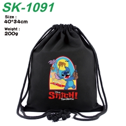 Lilo & Stitch Anime Coloring Book Drawstring Backpack 40X34cm 200g