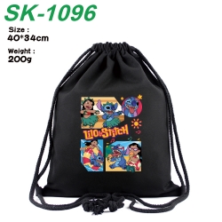 Lilo & Stitch Anime Coloring Book Drawstring Backpack 40X34cm 200g